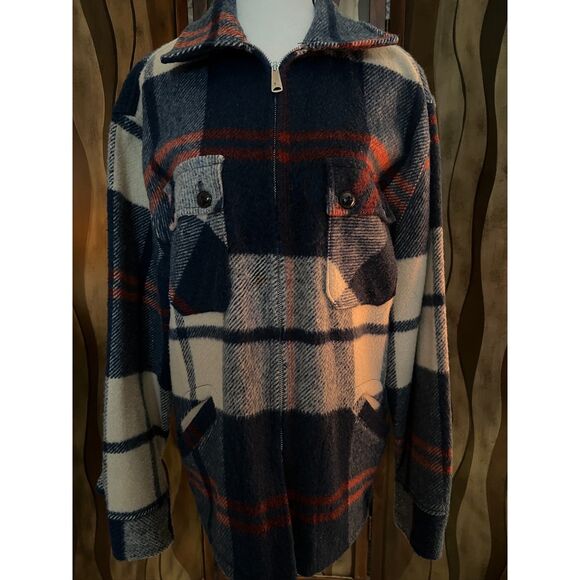 Vintage Mackinaw Woolens plaid wool jacket. Unsized. - Picture 2 of 11